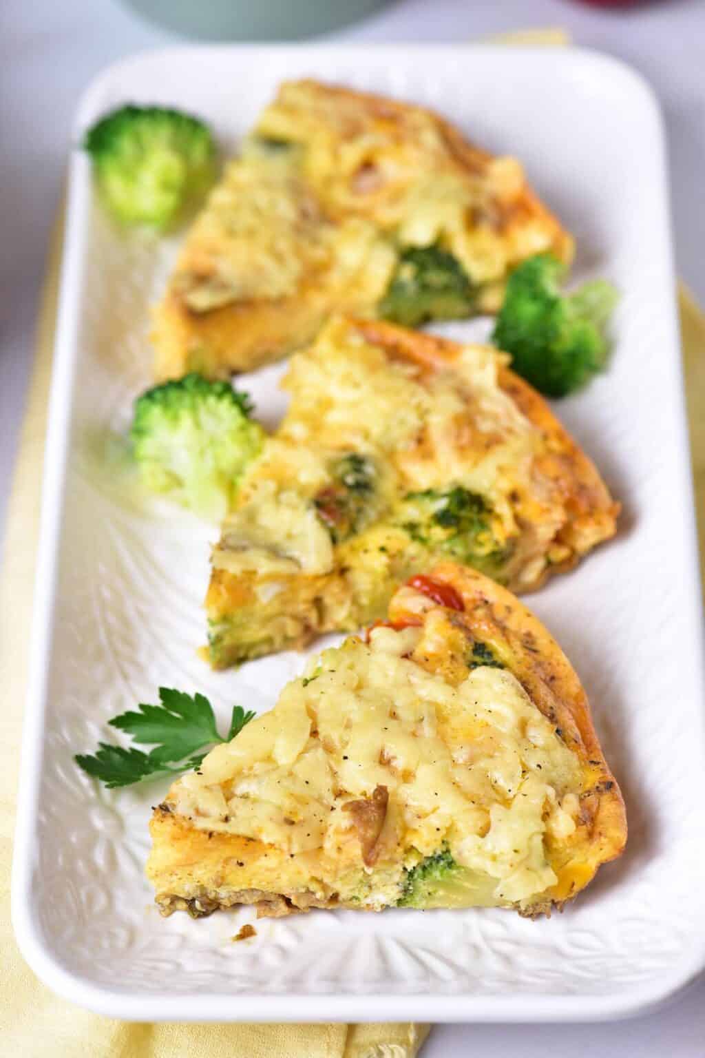 Fluffy Broccoli Fluffy Broccoli and Cheese Frittata You Can Whip Up in Minutes
