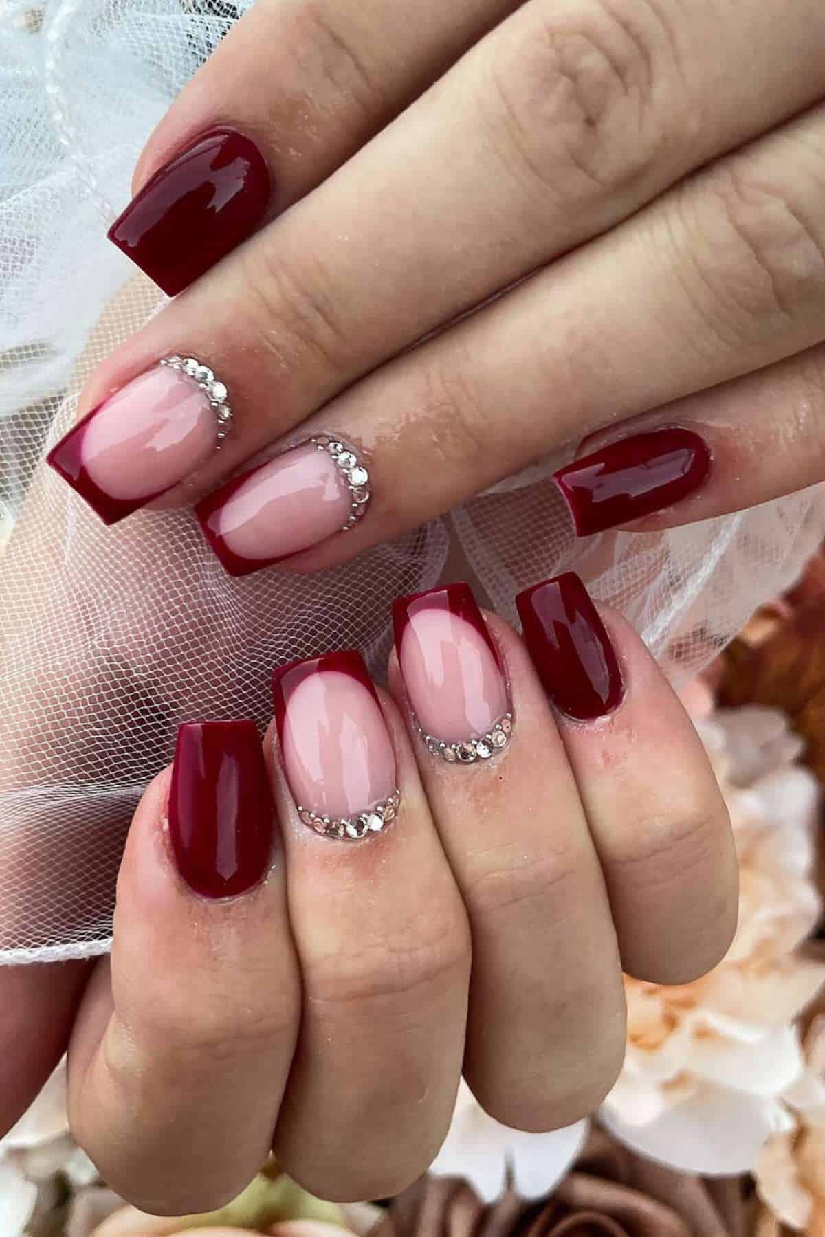 45 Deep Burgundy Nail Ideas for a Bold Yet Refined Look