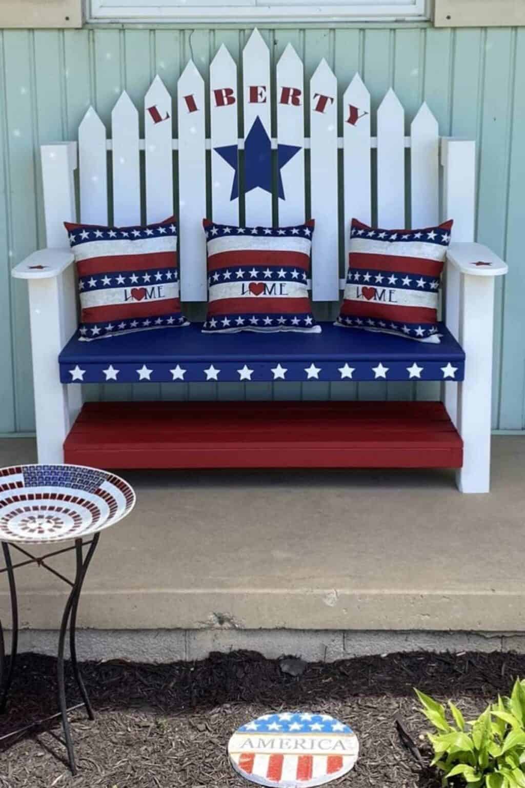 30 All-American Patriotic Front Porch Decor Inspiration