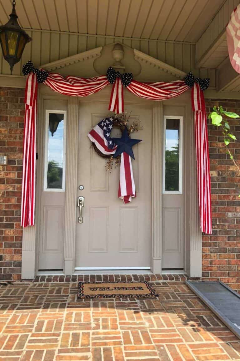30 All-American Patriotic Front Porch Decor Inspiration